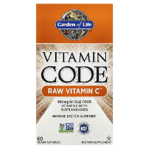 Vitamin C Code Raw Vegan Garden of life bioflavonoids immune support