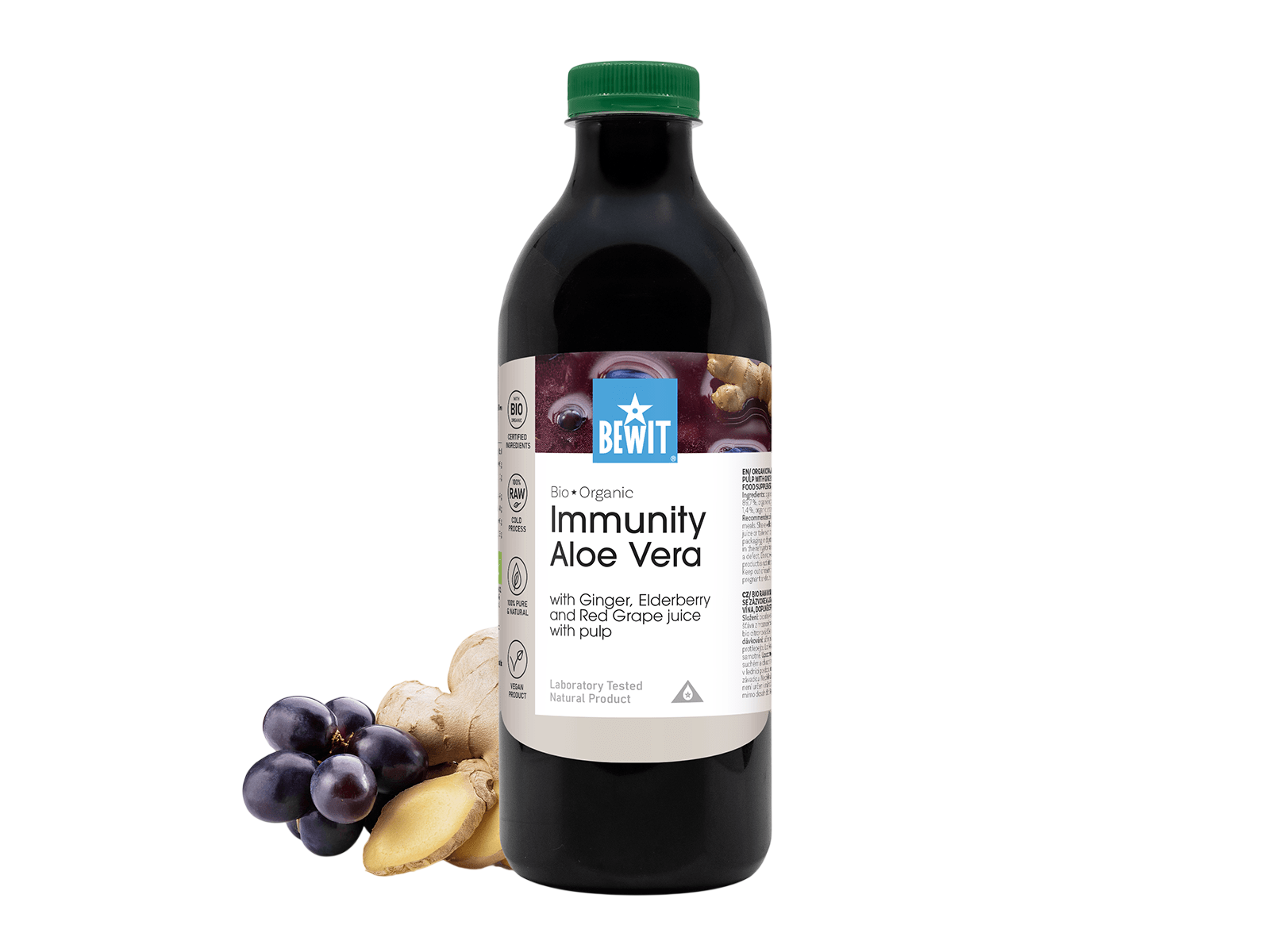 Aloe Vera Immunity Gel with Pulp, BIO Raw