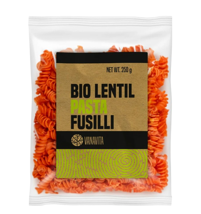 Bio Lentil Pasta Fusilli (250g)