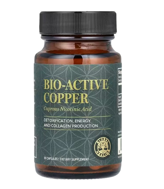Global Healing, Bio-Active Copper, 30 Capsules