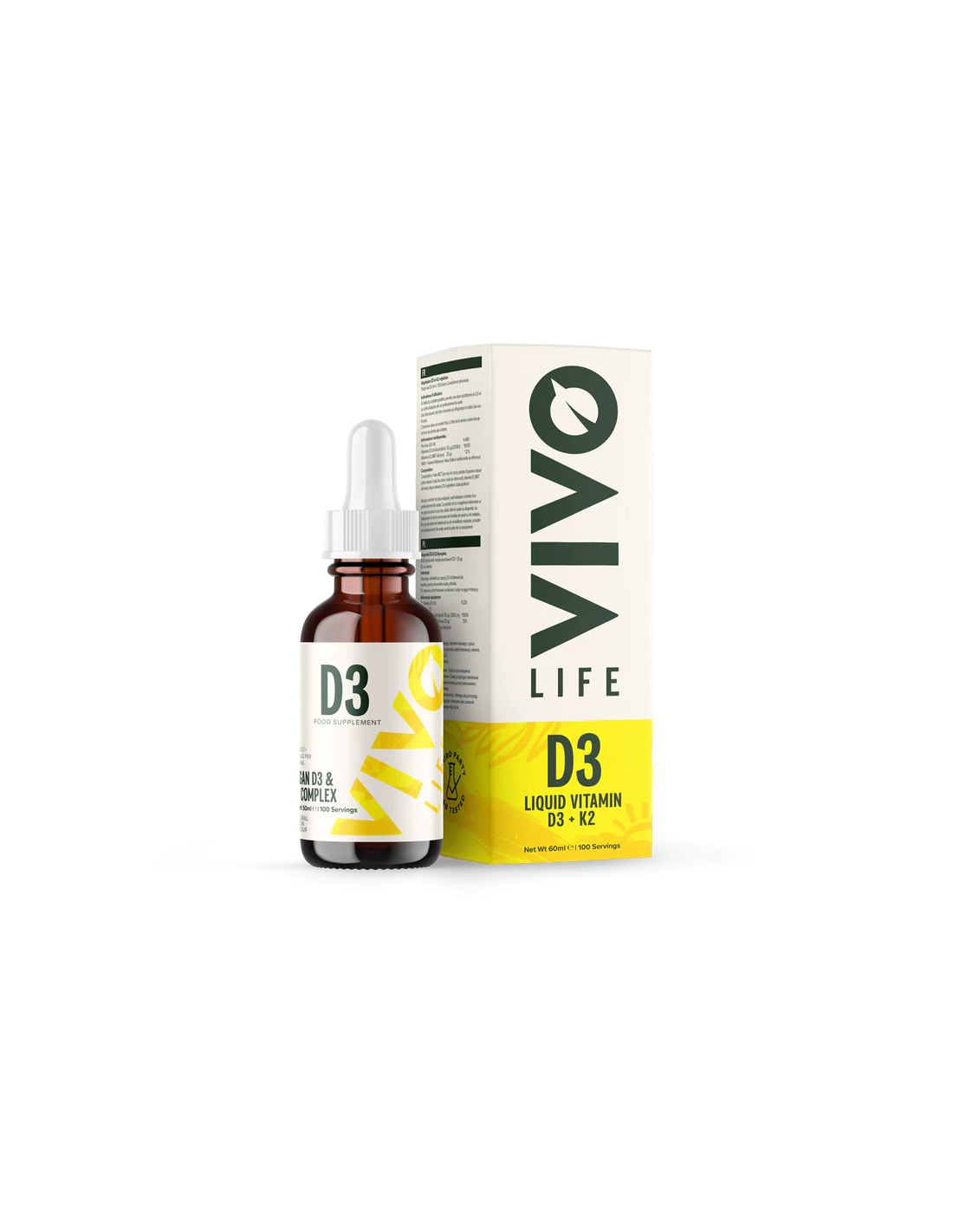 VIVO LIFE Vitamin D3 + K2 COMPLEX